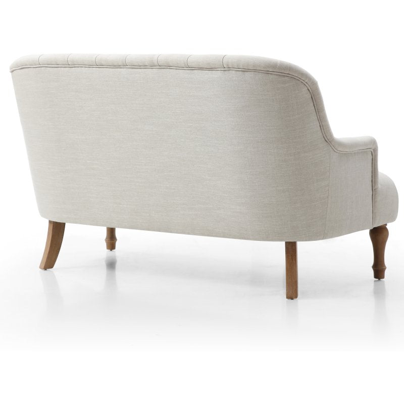 Frankie 2 Seater Sofar - Cream Linen