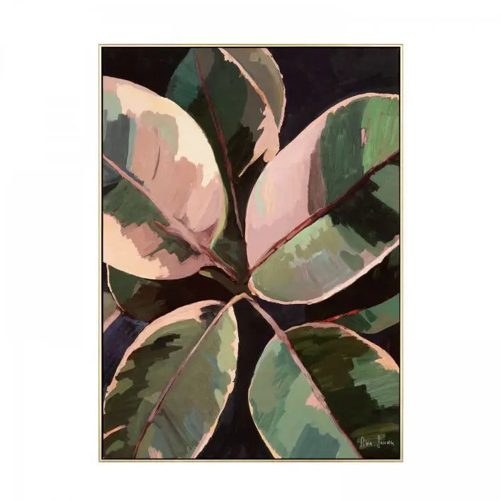 Large Succulent Framed Canvas