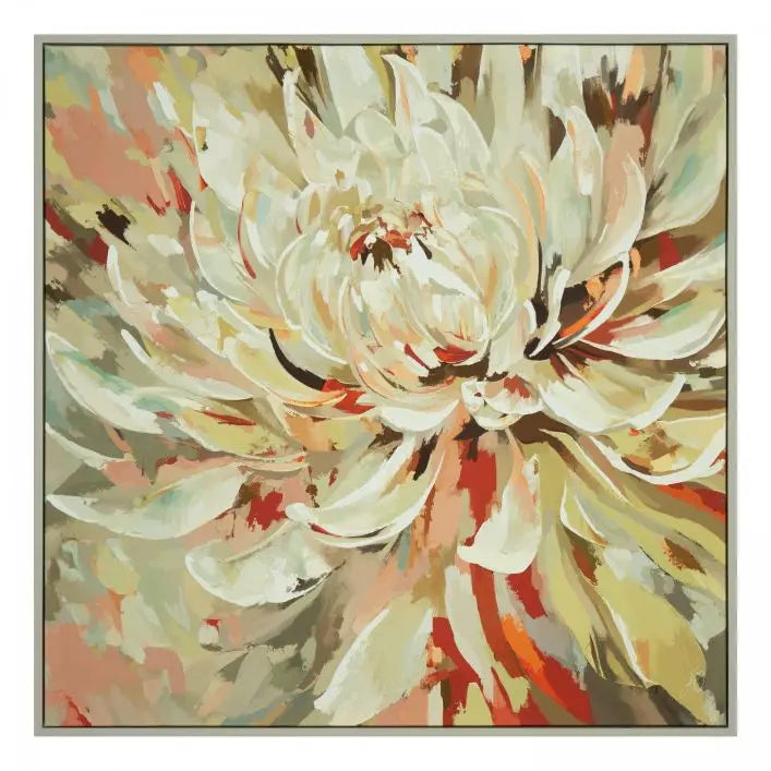 Chrysanthemum Flower Framed Artwork