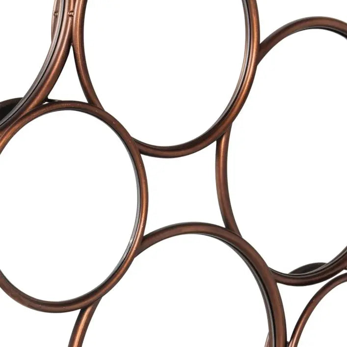 Copper Circles Mirror