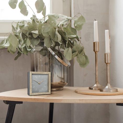 Thomas Kent | 5'' Nordic Mantel Clock Cement