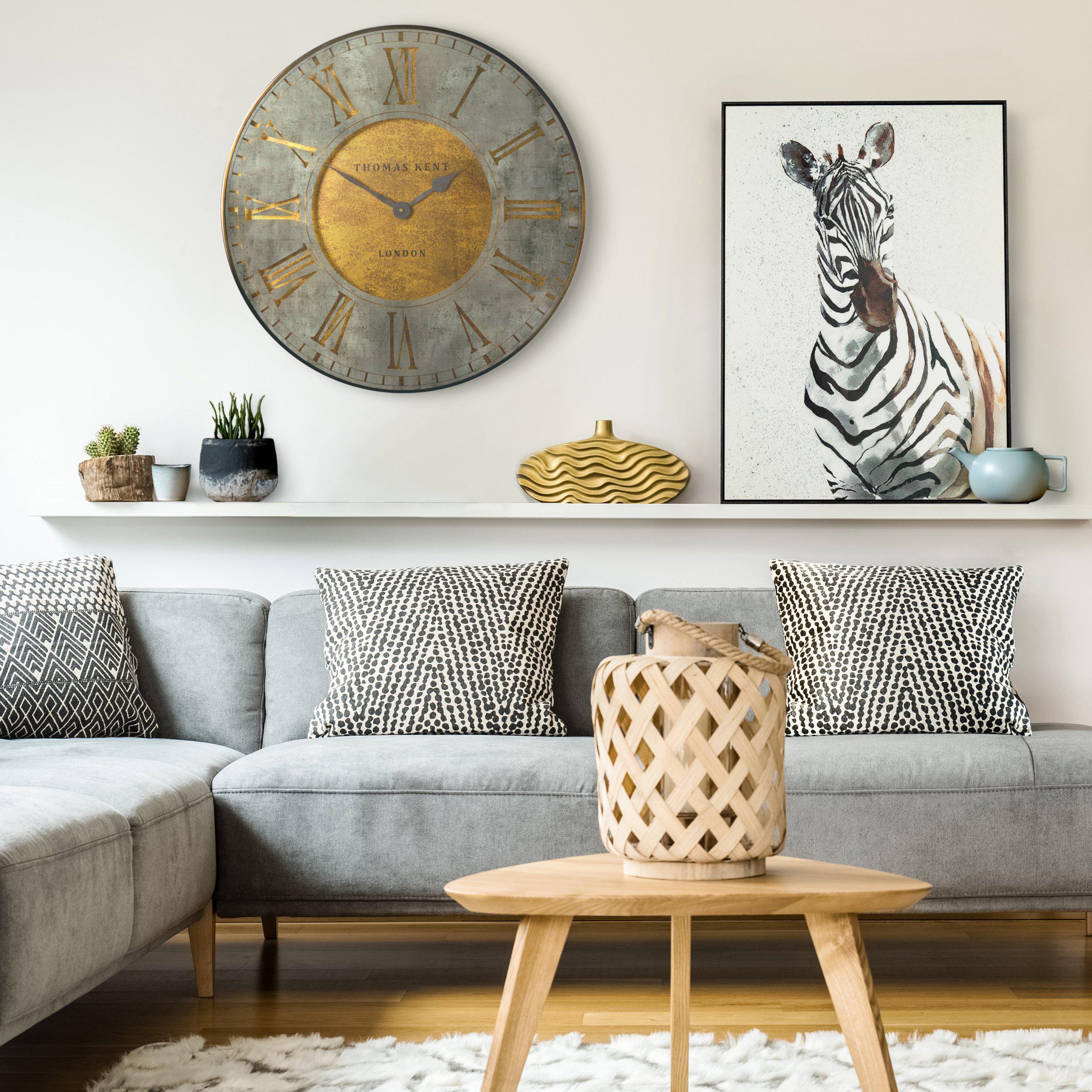 Stone Effect Wall Clock