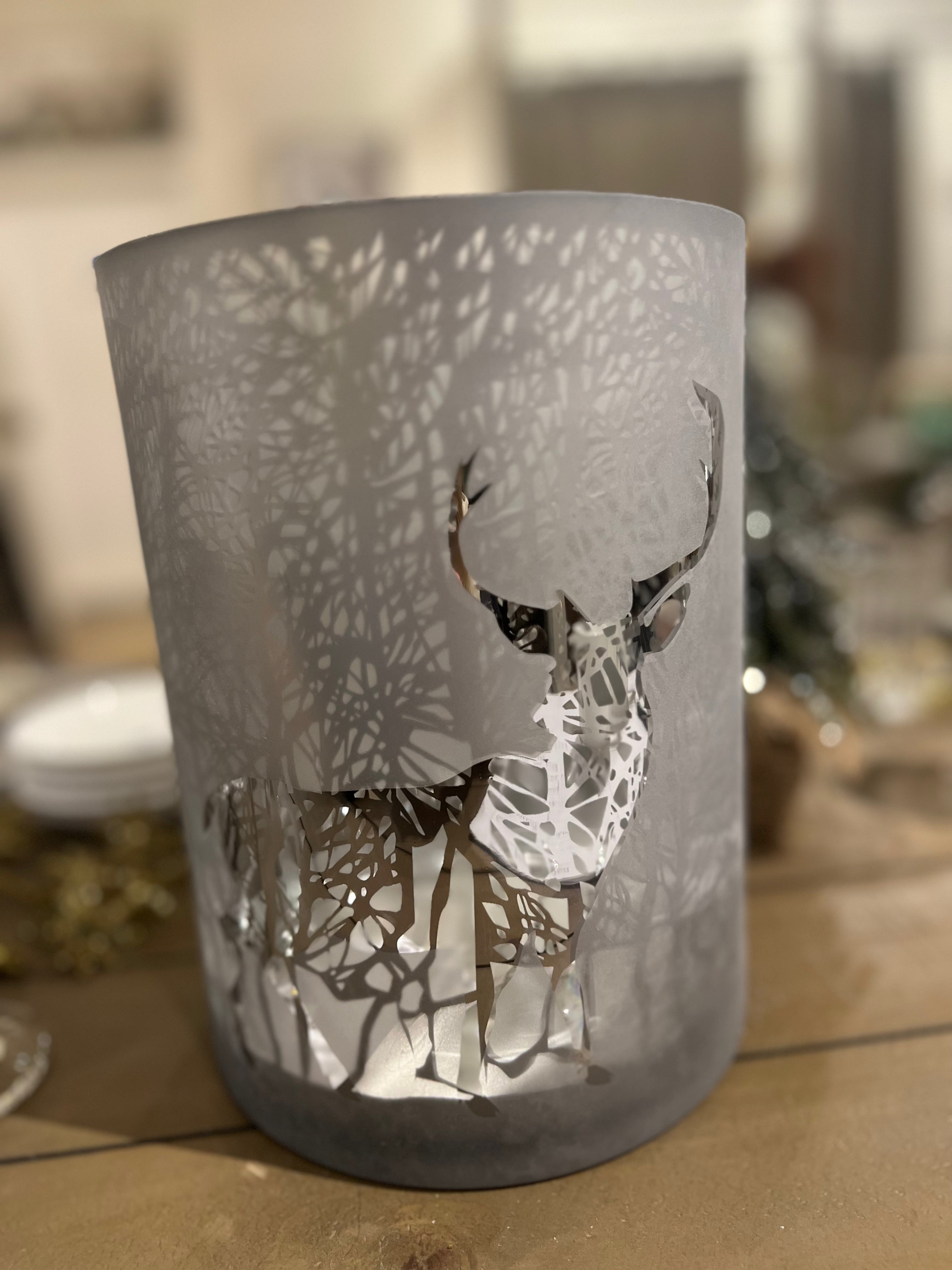 Woodland Deer Large votive