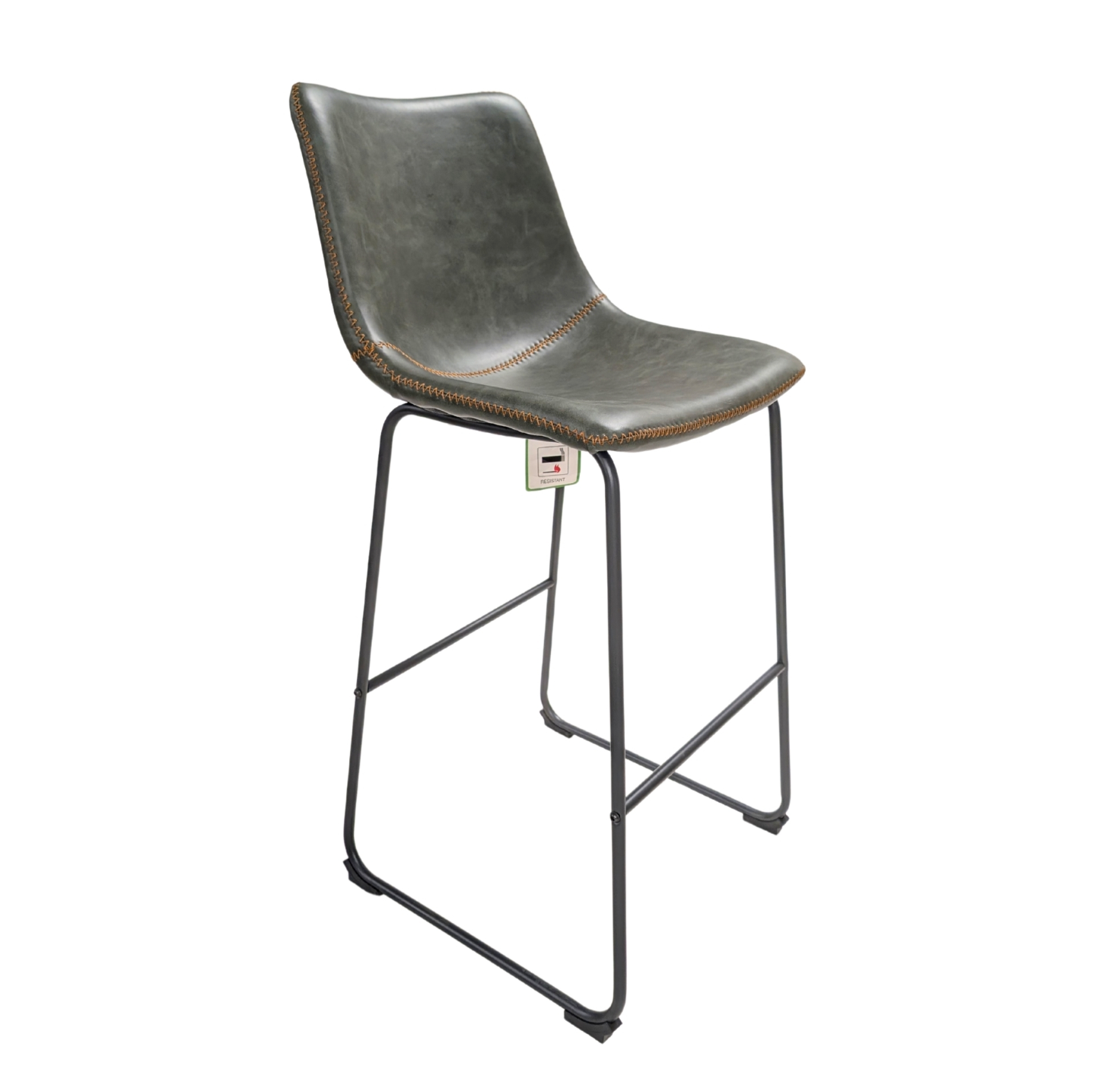 Arlo - Bar Stool - Forrest Green