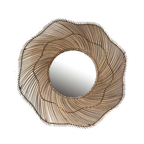 Rattan Mirror