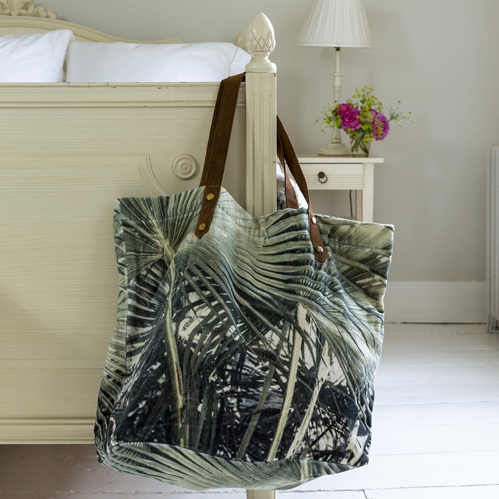 Grand Illusions | Velvet Palm Bag