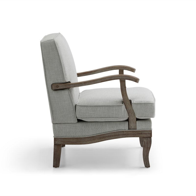 Anna Accent Chair - Cream Linen