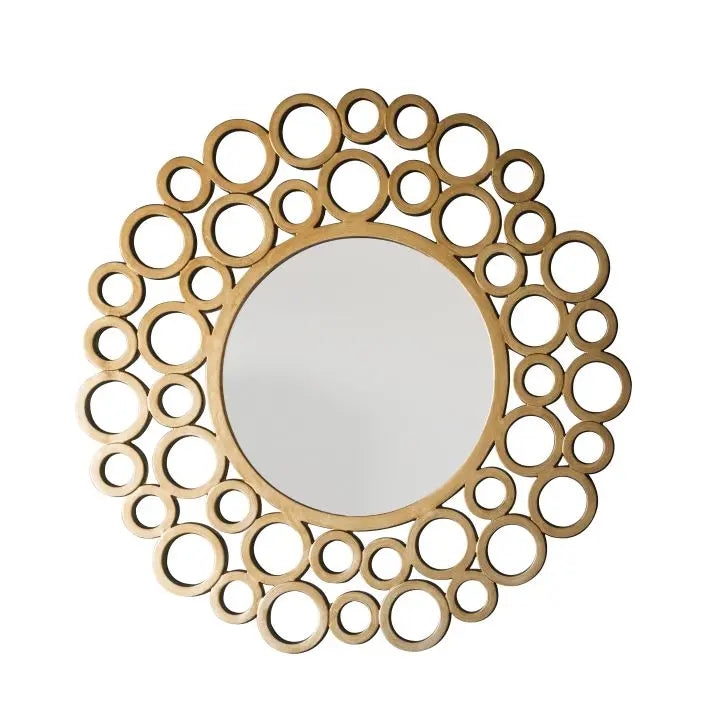 Extra Large Gold Circles Mirror (118cm)