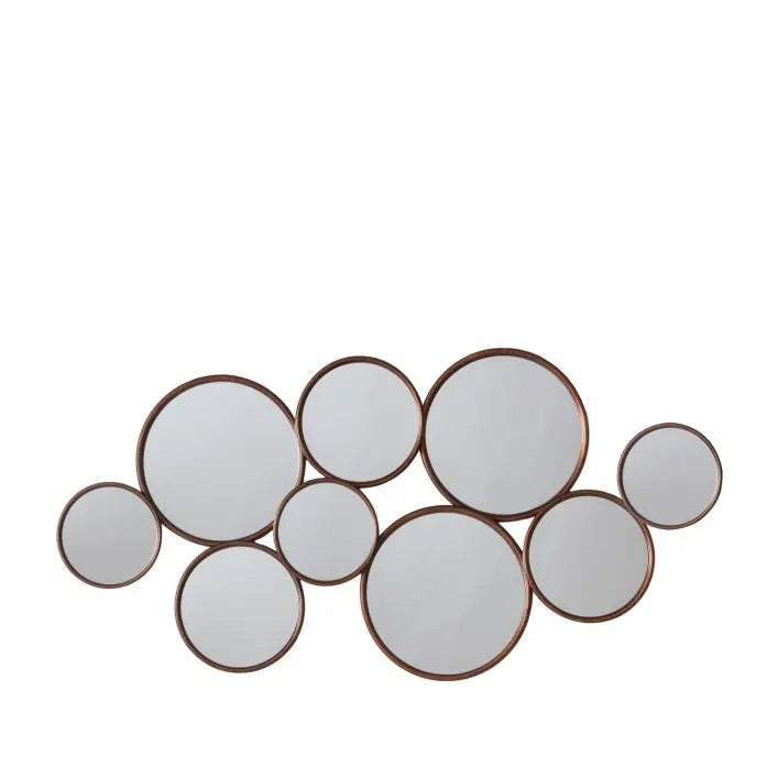 Copper Circles Mirror