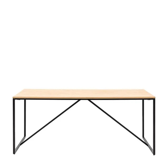 Henley Oak Vaneer Dining Table