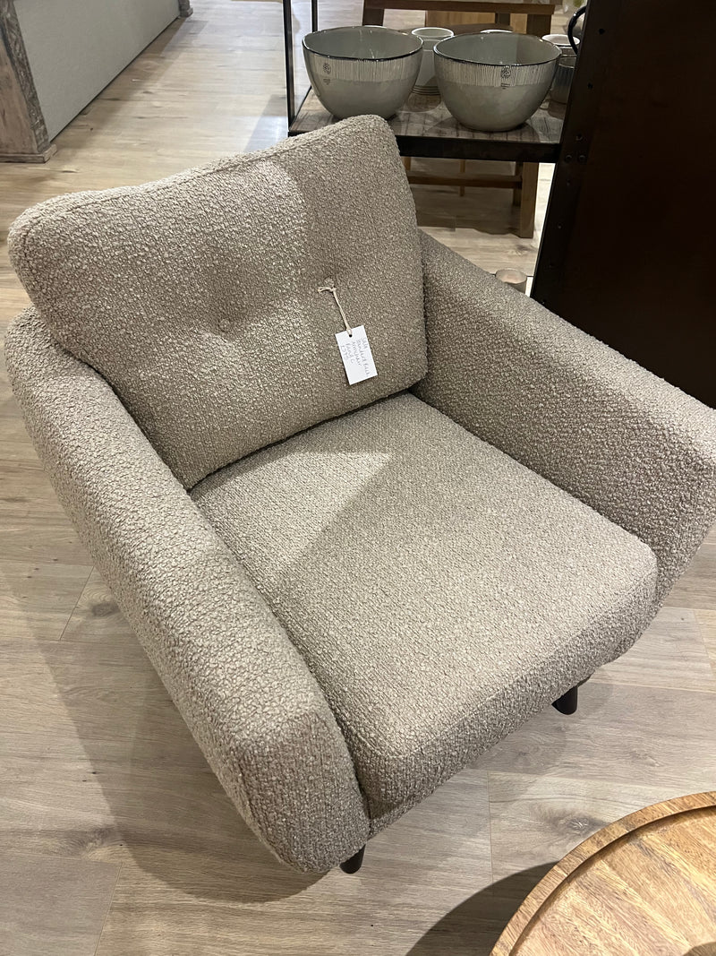 Sala Standard Arm Chair EX DISPLAY - Boucle Latte Fabric