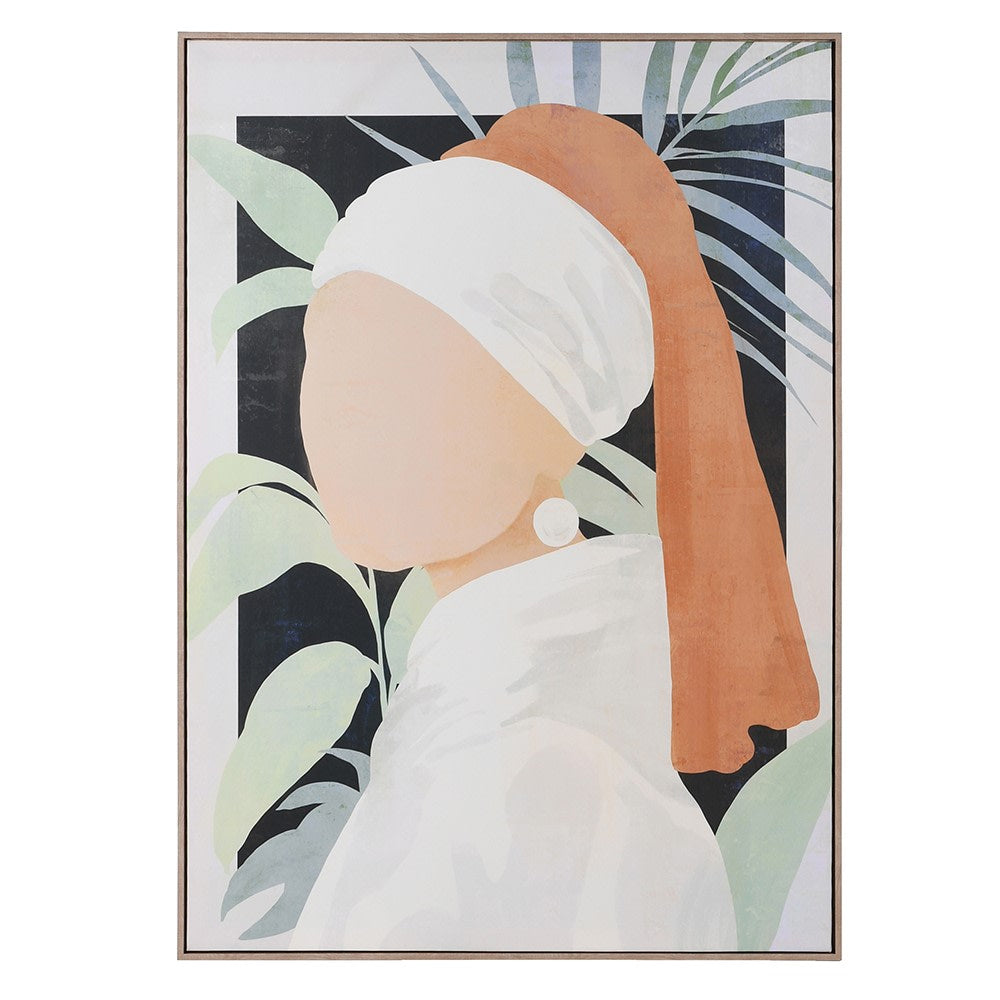 Girl With A Pearl Earring Picture on Canvas (Large)