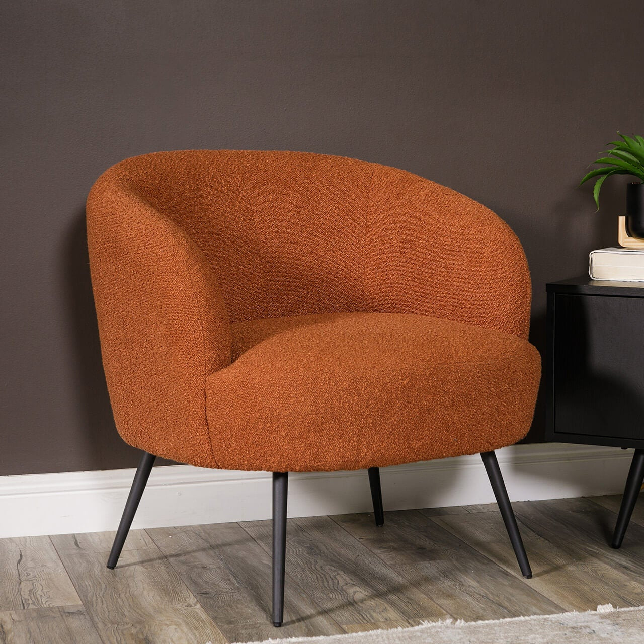 Colby Accent Chair - Rust