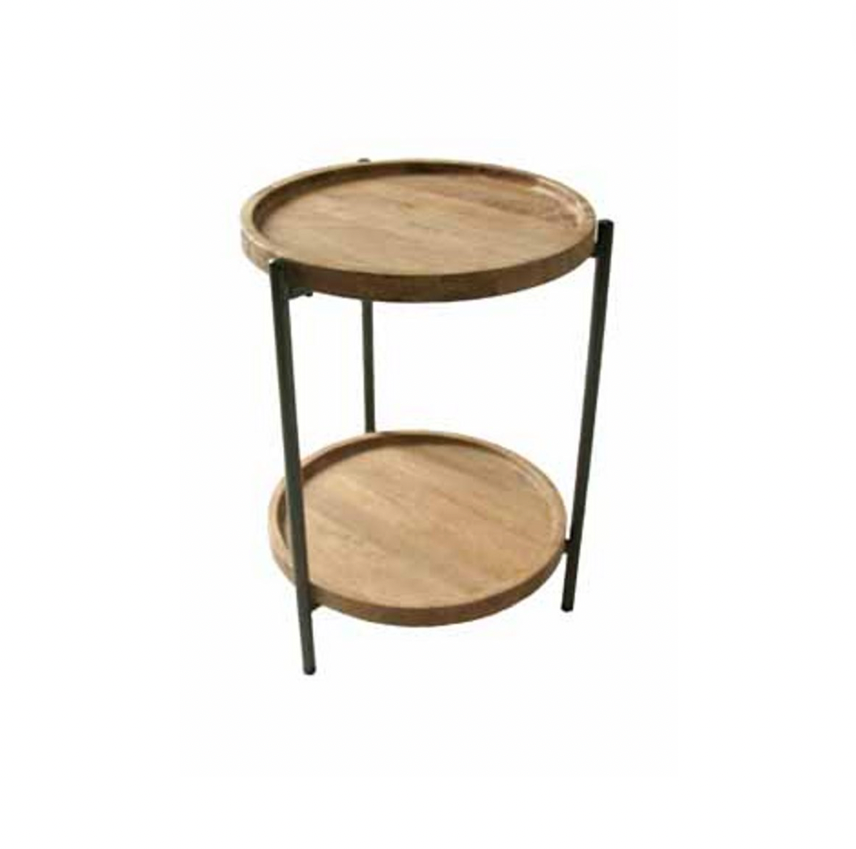 Double Shelf Occasional Side Table
