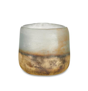 Aged Smoked Tea light Holder - Medium