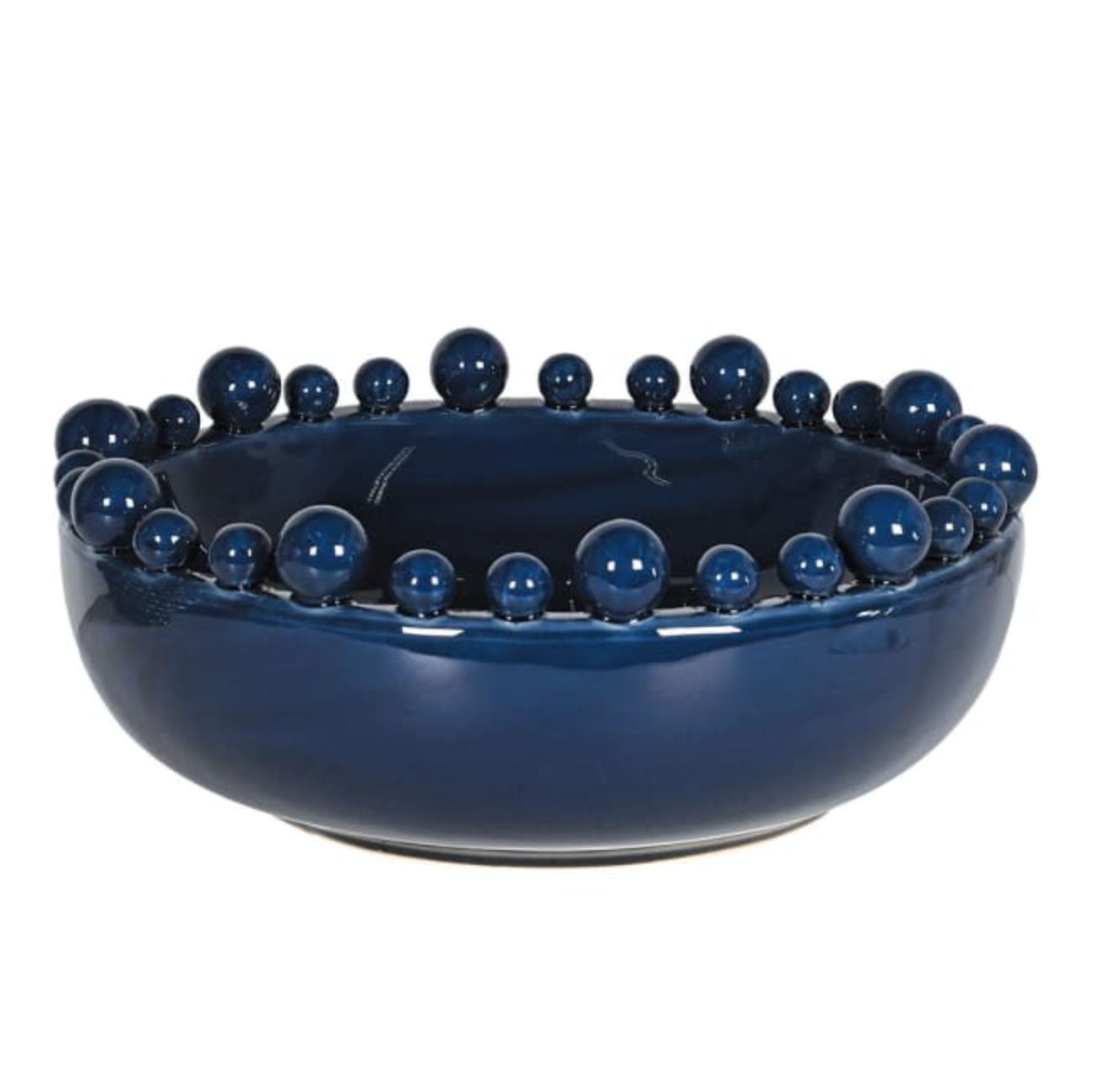 Bobble Edged Bowl - Dark Blue