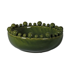 Bobble Edged Bowl - Green