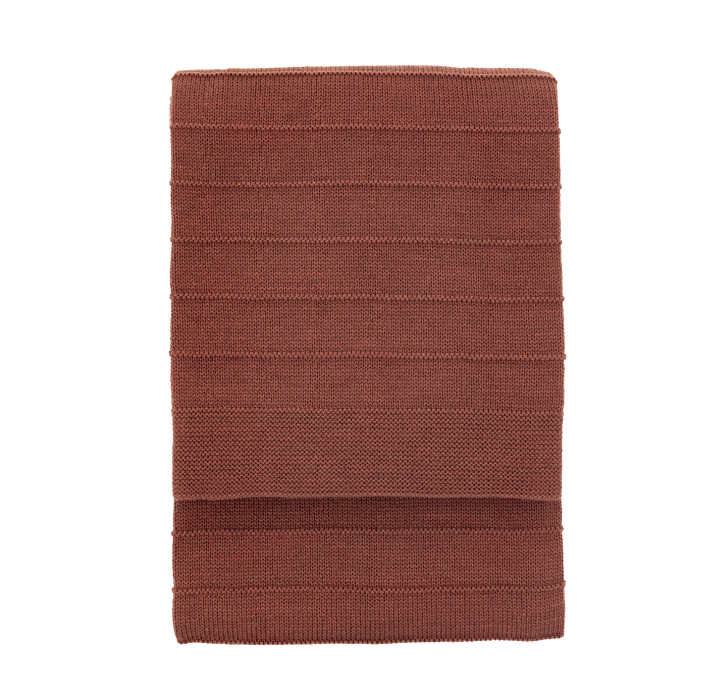Knit Throw - Nutmeg