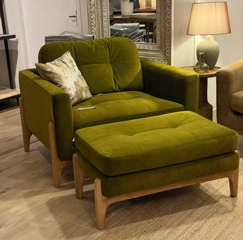 EX-DISPLAY | Somerton Stool Plush Velvet
