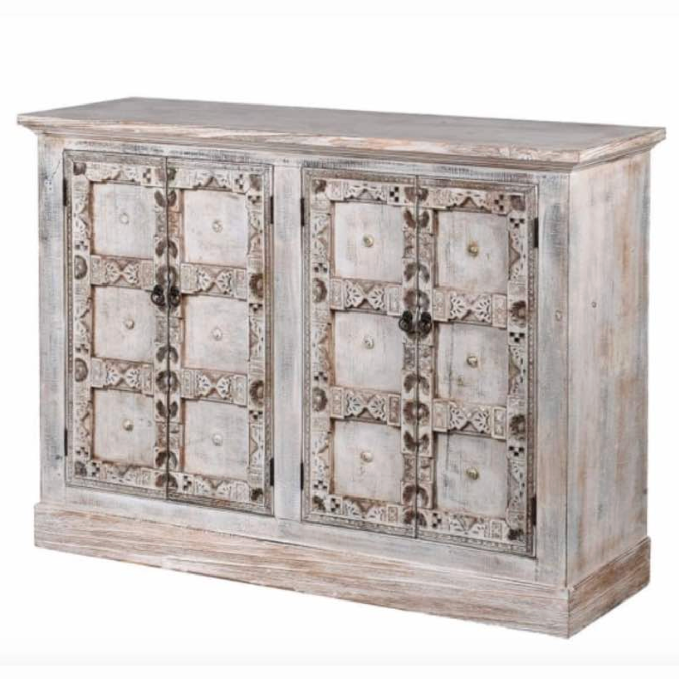 White 4 Door Sideboard