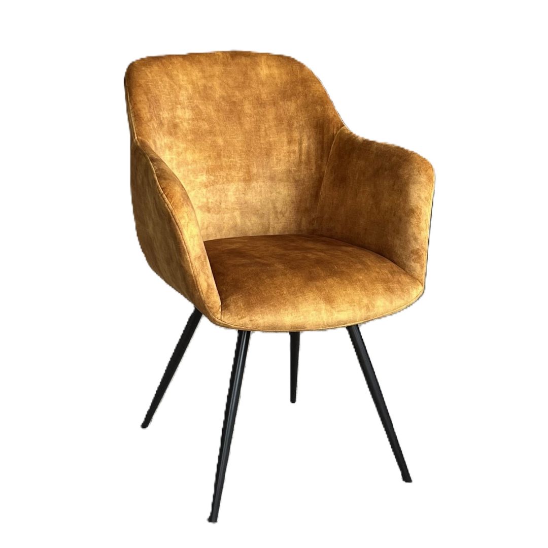 Velvet Dining Chair Gold