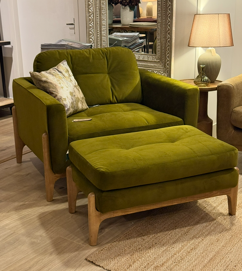 EX-DISPLAY | Somerton Stool Plush Velvet