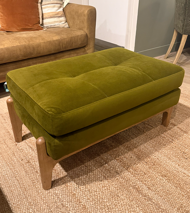 EX-DISPLAY | Somerton Stool Plush Velvet
