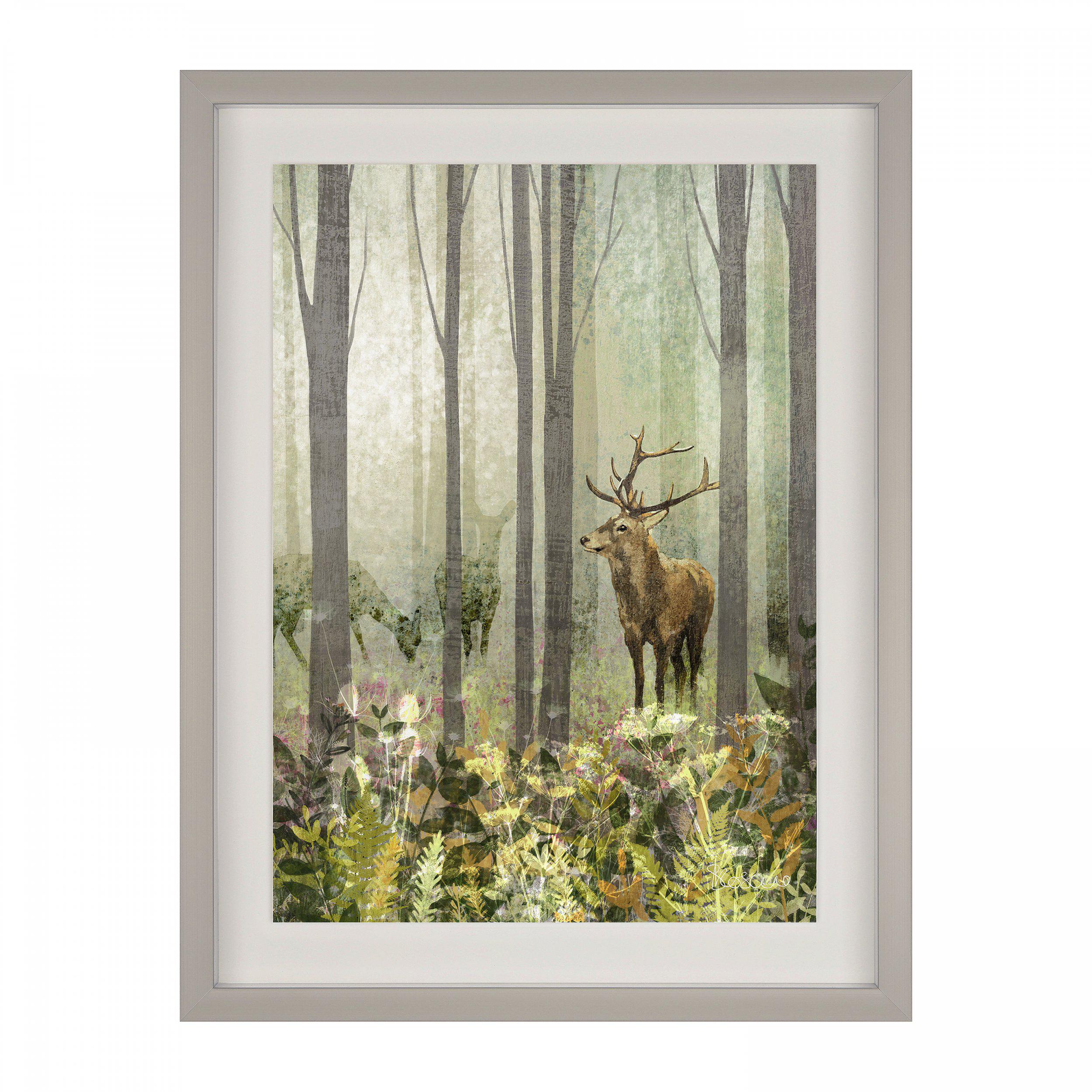 Woodland Wondering Deer Artwork