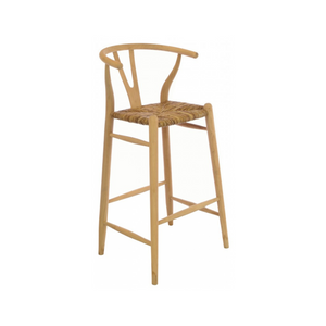 Nordic | Rush Seat Bar Chair